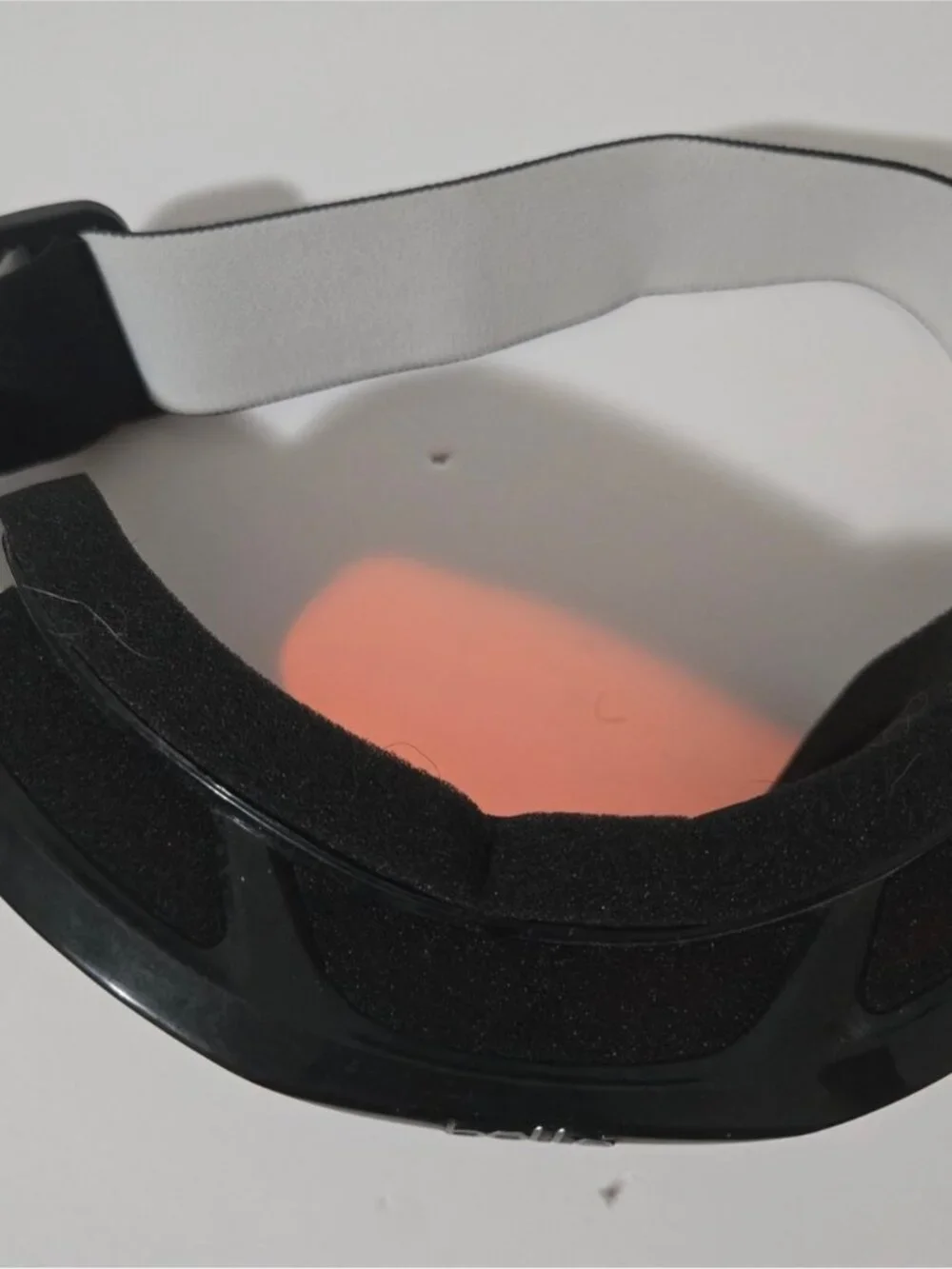 Bollé Ski Snowboard Goggles Orange Tint Lens Black Frame Adjustable Strap